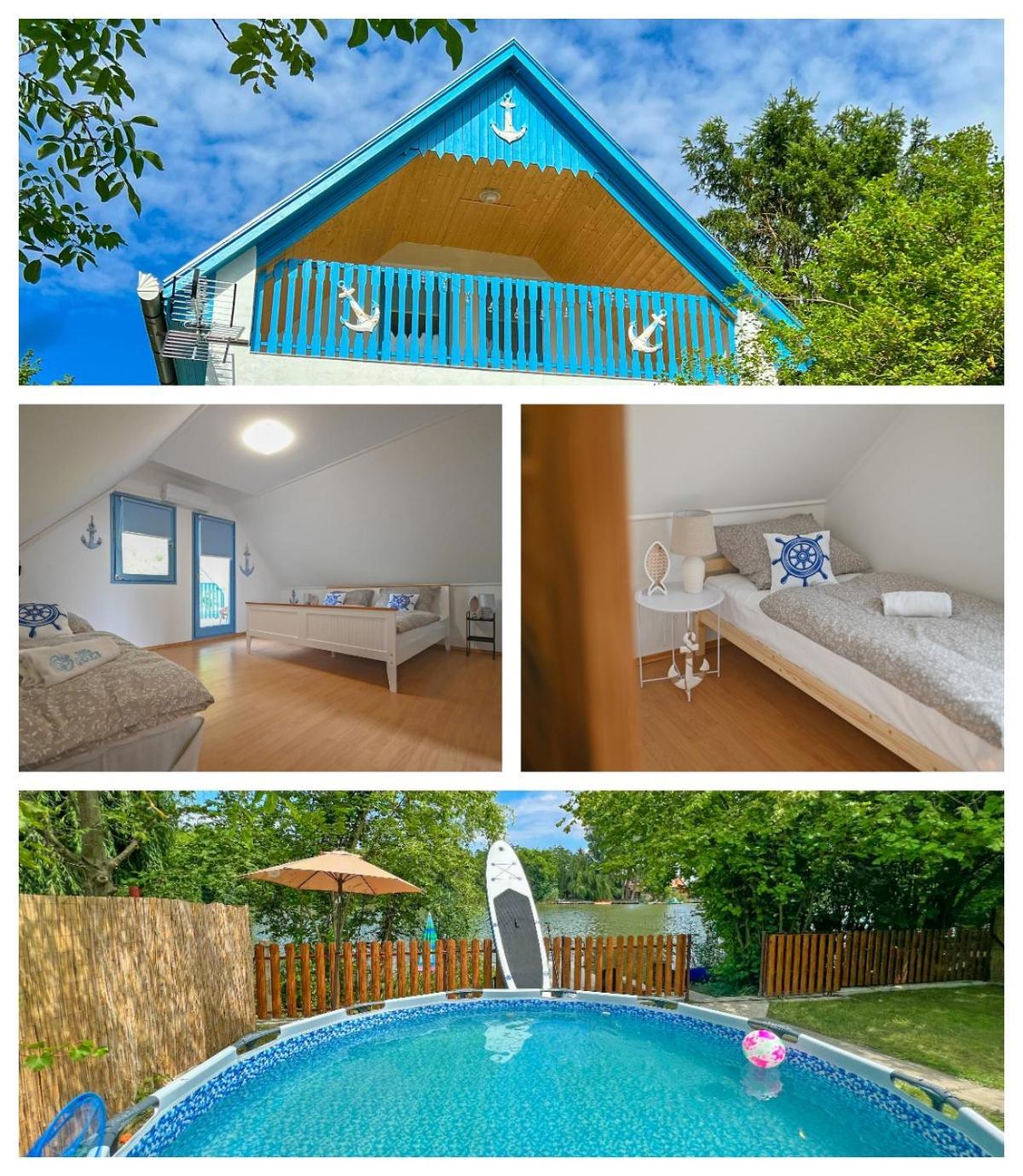 Villa Popeye Jakuzzis Nyaralohaz Бийкийшсентондраш Екстер'єр фото